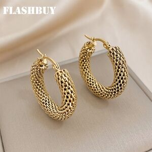 Gold Hoop Earrings